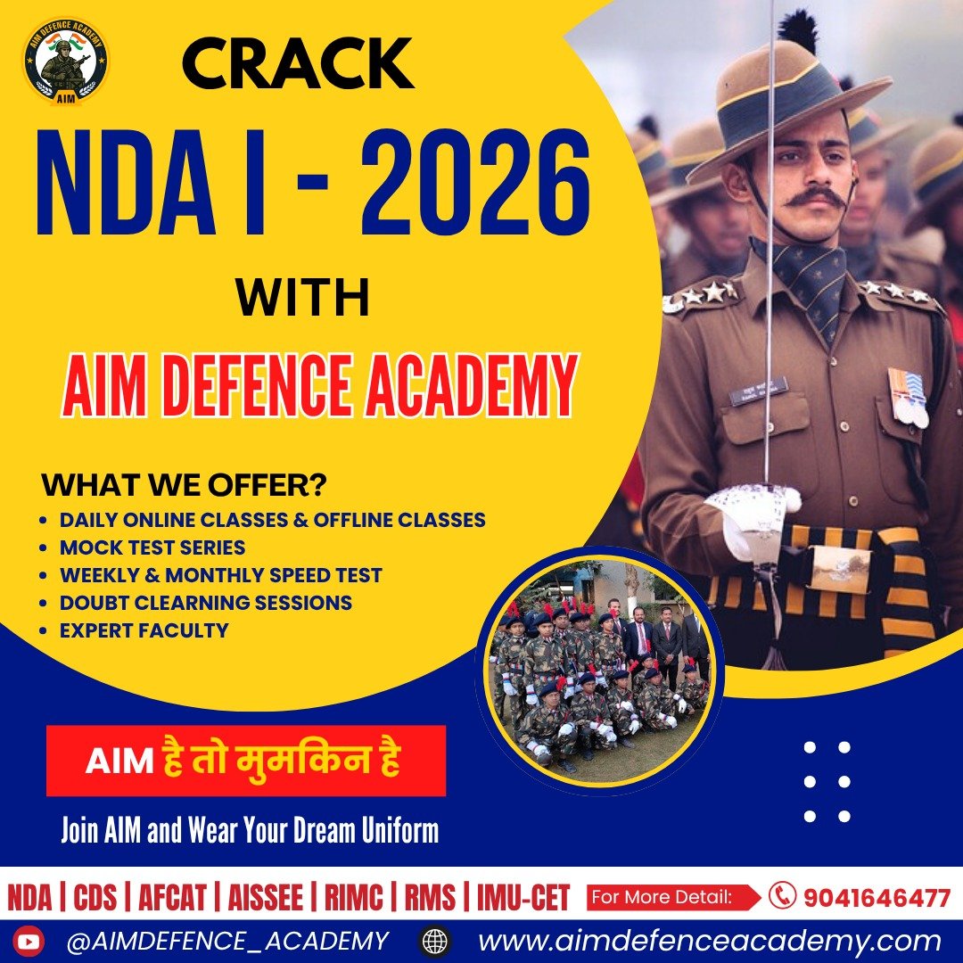 Students attending NDA Coaching in Delhi classroom session