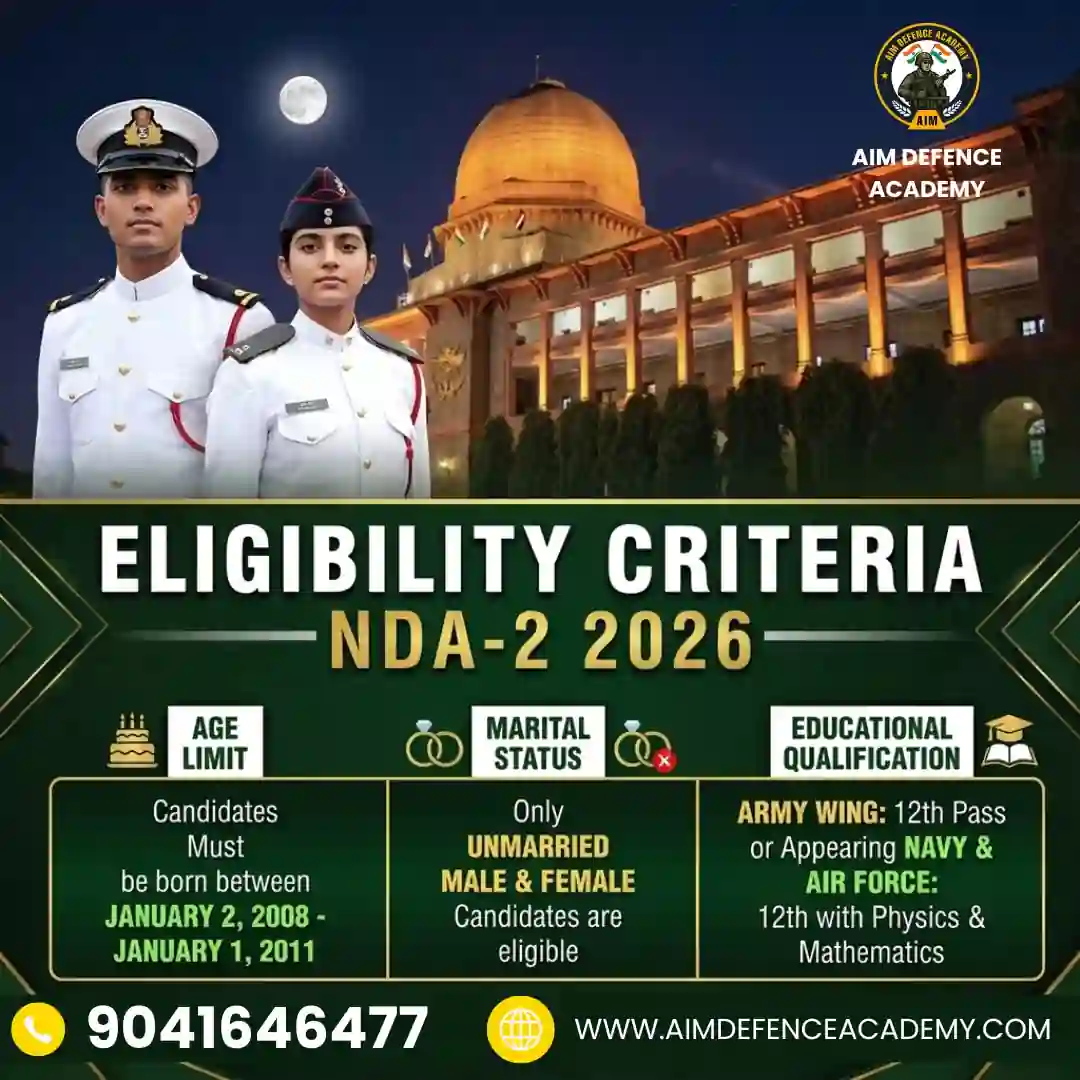 Student preparing for NDA with Aim Defence Academy in Kolkata