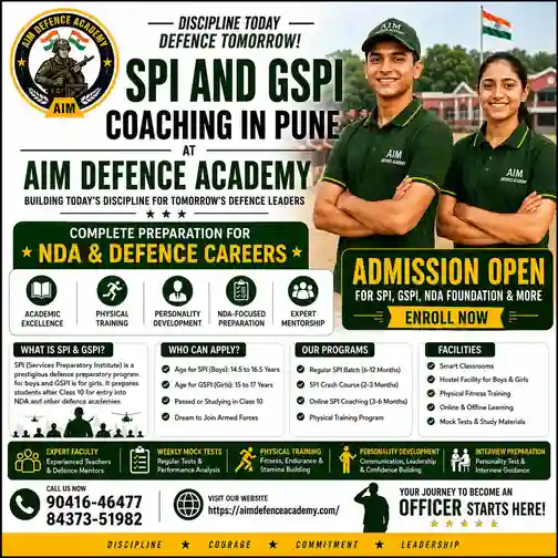 Expert SPI and GSPI Coaching in Pune at Aim Defence Academy