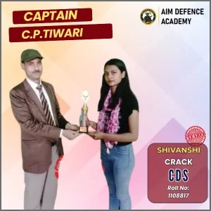 CDS student success after coaching at AIM Defence Academy