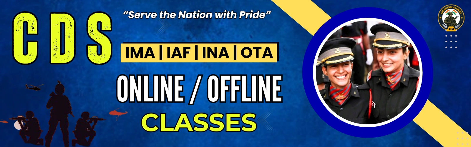 CDS Coaching in Pune at AIM Defence Academy with expert faculty and exam-focused training