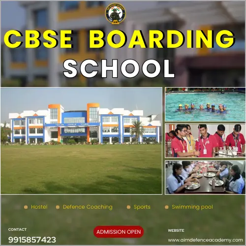 CBSE Boarding School students studying in hostel at AIM Defence Academy
