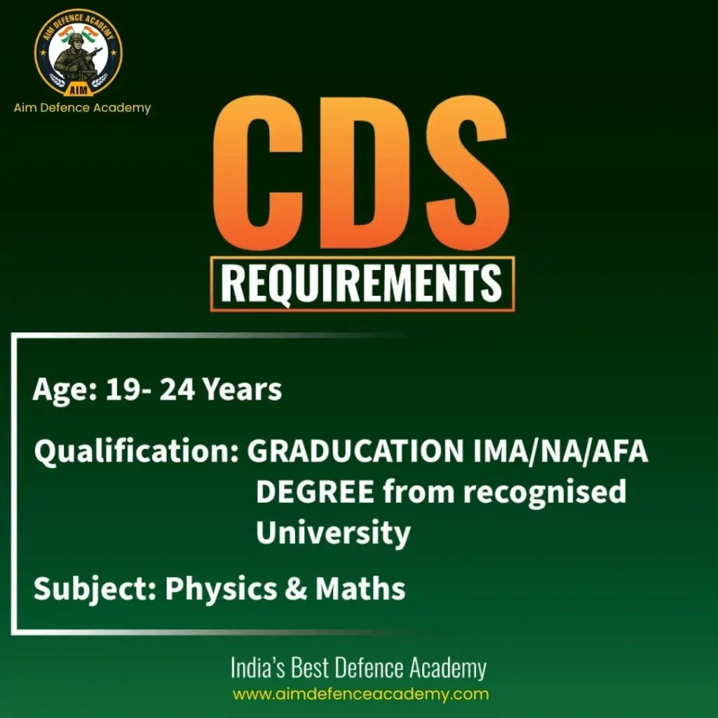 Crack CDS with expert guidance, disciplined training, and proven results at AIM Defence Academy – your trusted destination for CDS Coaching.