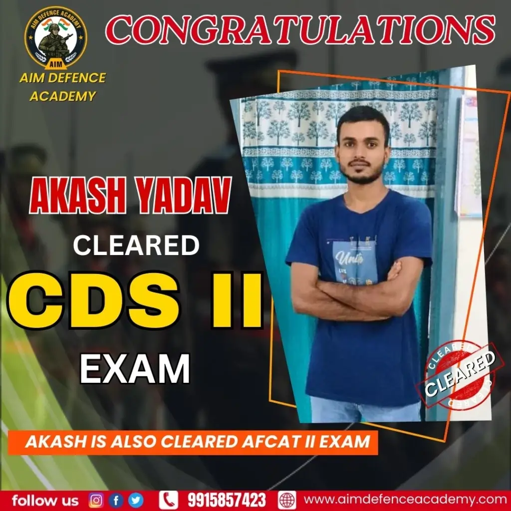 Success in CDS starts with the right coaching. Train smart with AIM Defence Academy.