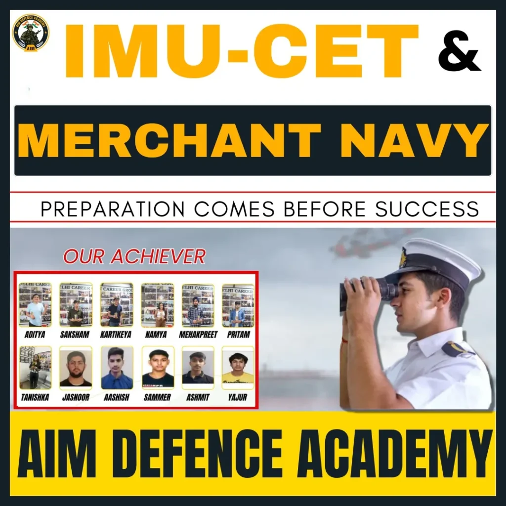 IMU-CET coaching classes at AIM Defence Academy for merchant navy aspirants