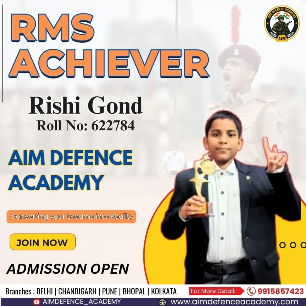 Defence aspirants training hard at AIM Defence Academy during RMS Coaching sessions.