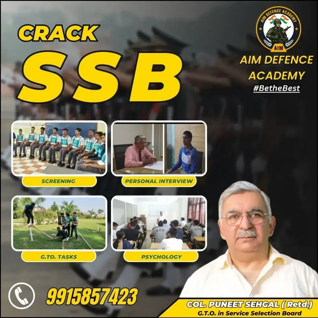 Top SSB Coaching Institute | AIM Defence Academy