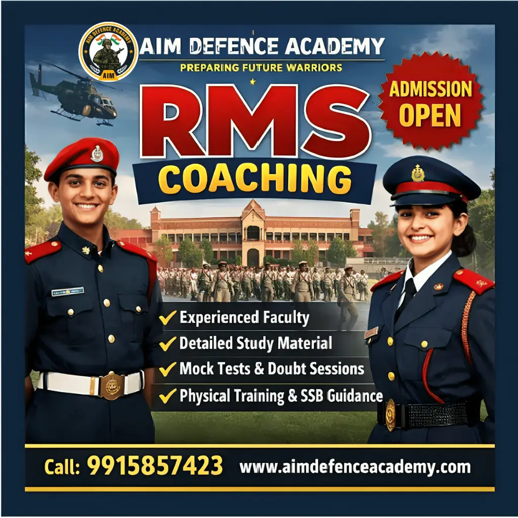 RMS Coaching at Aim Defence Academy for Rashtriya Military School entrance preparation